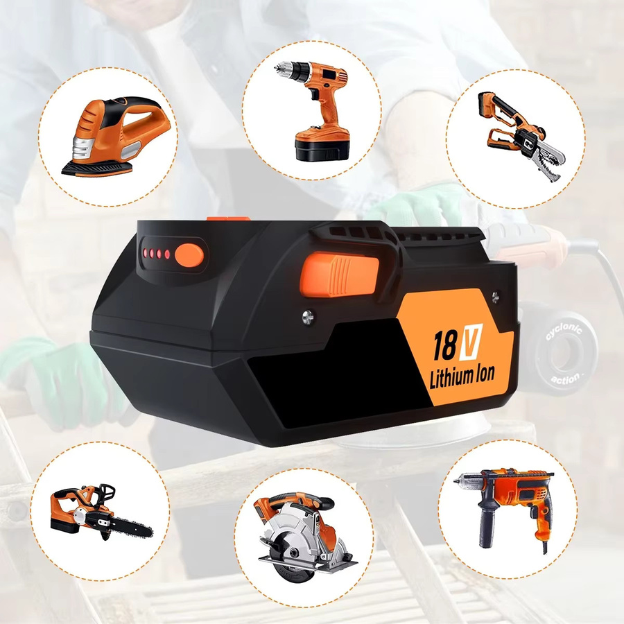 RIDGID 18V Li-Ionen-Akku 6000mAh in Schwarz für R840087 R840083 AC840085 Serie - Bild 5