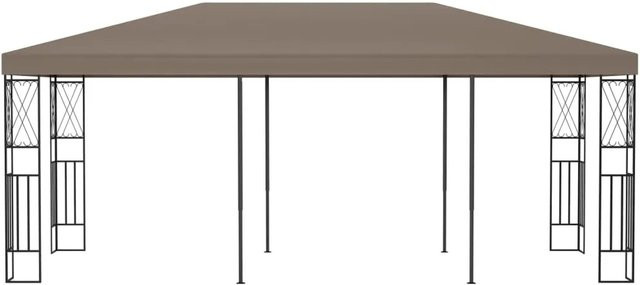vidaXL Pavillon aus Polyester und Stahl in Beige/Grau B: 600 cm, T: 300 cm, H: 260 cm - Bild 1