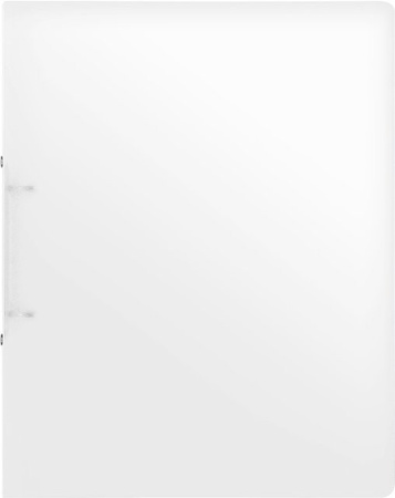 Brunnen Ringbuch A4 in Weiß mit PP-Folie