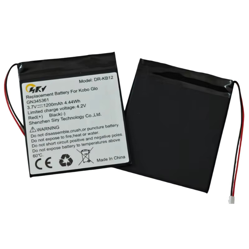 SIRYAKKU Wiederaufladbarer Li-Polymer Li-Ionen-Akku für Kobo Glo N613 E-Book-Reader, 3,7 V, 1200 mAh, Schwarz - Bild 3