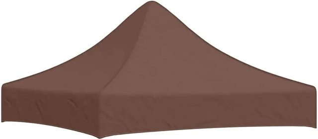 vidaXL Partyzelt-Dach für Faltpavillon in Braun, B/T: 200 x 200 cm, aus Polyester Oxford-Gewebe - Bild 1