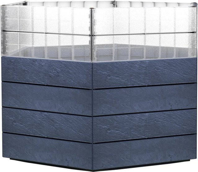 Garantia Hochbeet Ergo Turbo L 75 in Stone Grey, B: 110 cm, H: 75 cm, T: 18 cm - Bild 1
