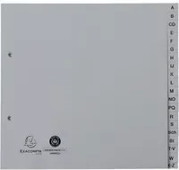 Exacompta Forever A-Z Register DIN A4 halbe Höhe, grau, aus Recycling-Kunststoff - Bild 1
