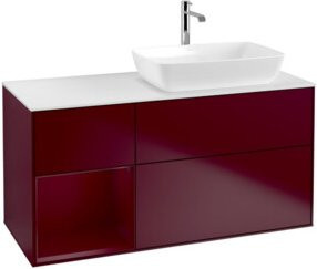 V&B Waschtischunterschrank Finion in Weiß, Breite: 120 cm, Tiefe: 50,1 cm, Höhe: 50,1 cm - Bild 1