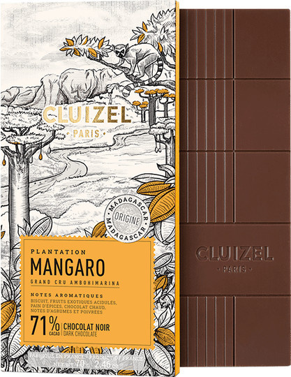 Cluizel Plantation Mangaro Dunkle Schokolade 71 % - Bild 1
