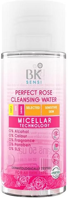 BK Sensi Perfect Rose Reinigungswasser, 50 ml, für empfindliche Haut - Bild 1