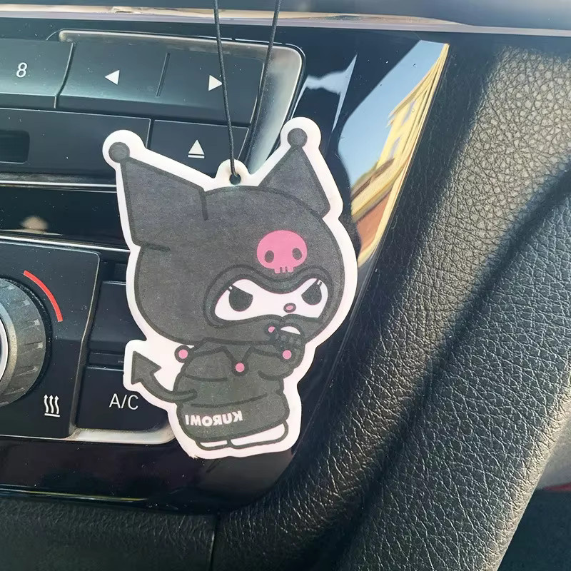 Sanrio Cartoon Auto-Lufterfrischer als Duftanhänger aus Papier für dein Fahrzeug - Bild 2