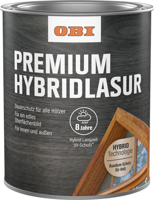 OBI Hybridlasur Premium Palisander Wasserbasiert Braun 2,5 l - Bild 1