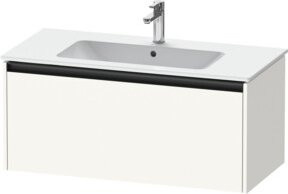 Duravit Waschtischunterschrank Ketho.2 in Weiß Matt mit 1 Auszug, wandhängend, B: 101 cm, T: 48 cm, H: 44 cm - Bild 1