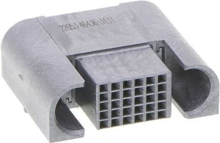 Molex Einbau-Buchsenleiste Standard in Grau - Bild 1