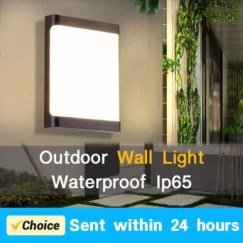 DAMIASMIL LED-Außenwandleuchte modern IP65 wasserdicht für Garten, Balkon und Eingangsbereich - Bild 2