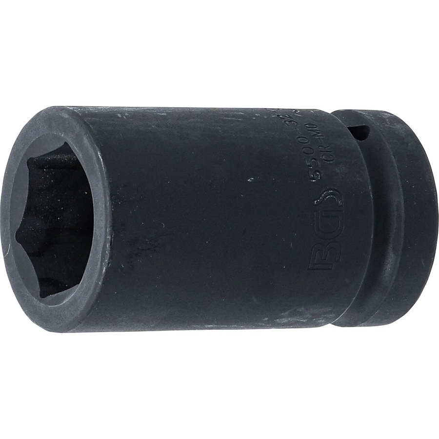 BGS Kraft-Steckschlüssel-Einsatz Sechskant tief 5500-32 mit 25 mm Antrieb und 32 mm Schlüsselweite - Bild 2