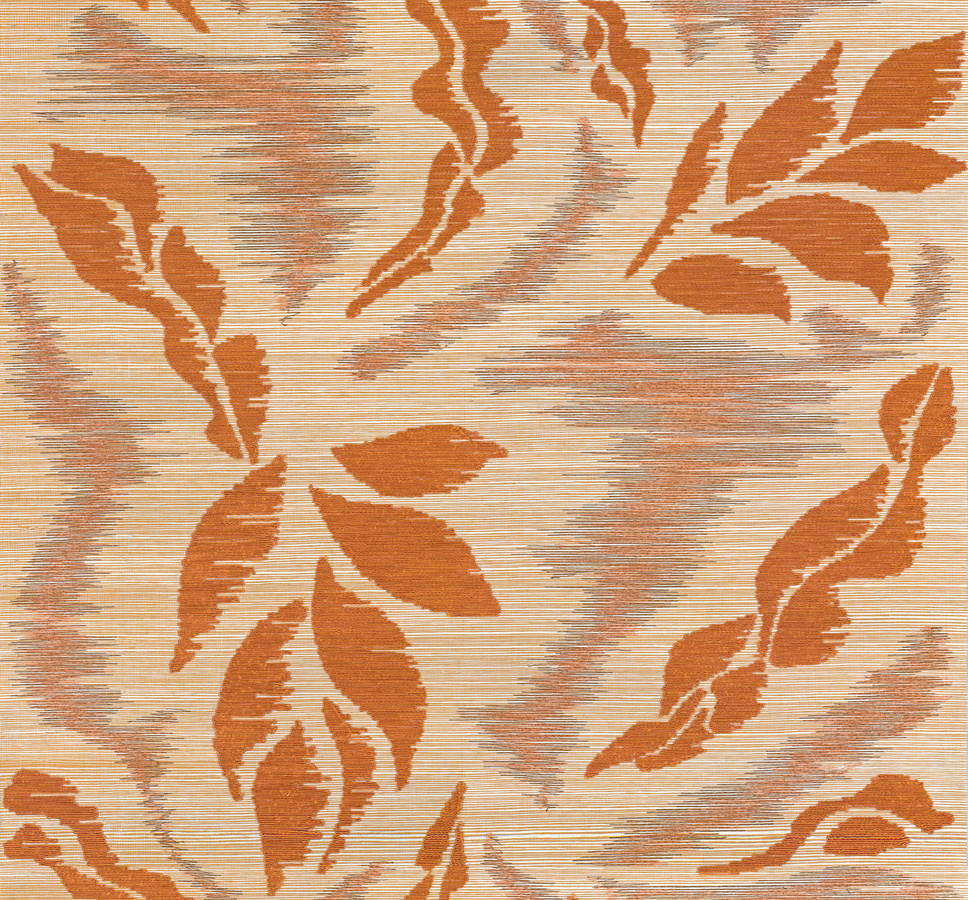 Élitis Tapete Iskandar RM 1097 35 in Orange mit abstraktem Boho-Design - Bild 1