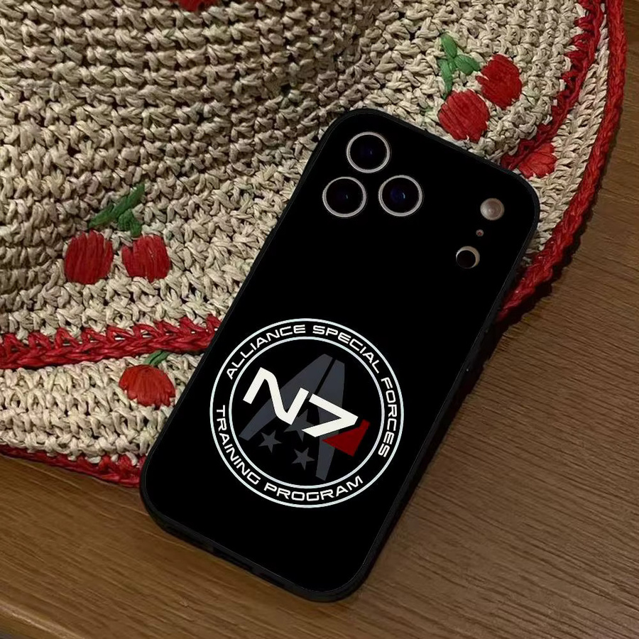 Mesuca N7 M-Mass Effect Handyhülle für iPhone 11 bis iPhone 17 Pro Max in Schwarz - Bild 4