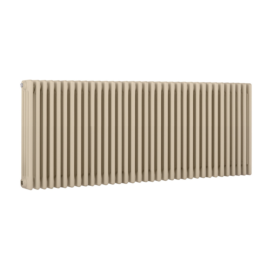 Hudson Reed Gliederheizkörper Horizontal 4-Säulen aus Stahl in Braun, B: 159,5 cm, H: 60 cm - Bild 1