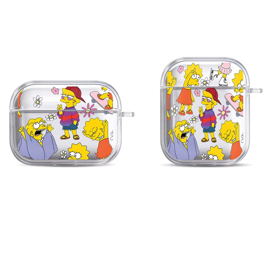 The Simpsons Lisa Schutzhülle für AirPods 1 2 3 4 Pro 2 Pro 3 in Transparent - Bild 3