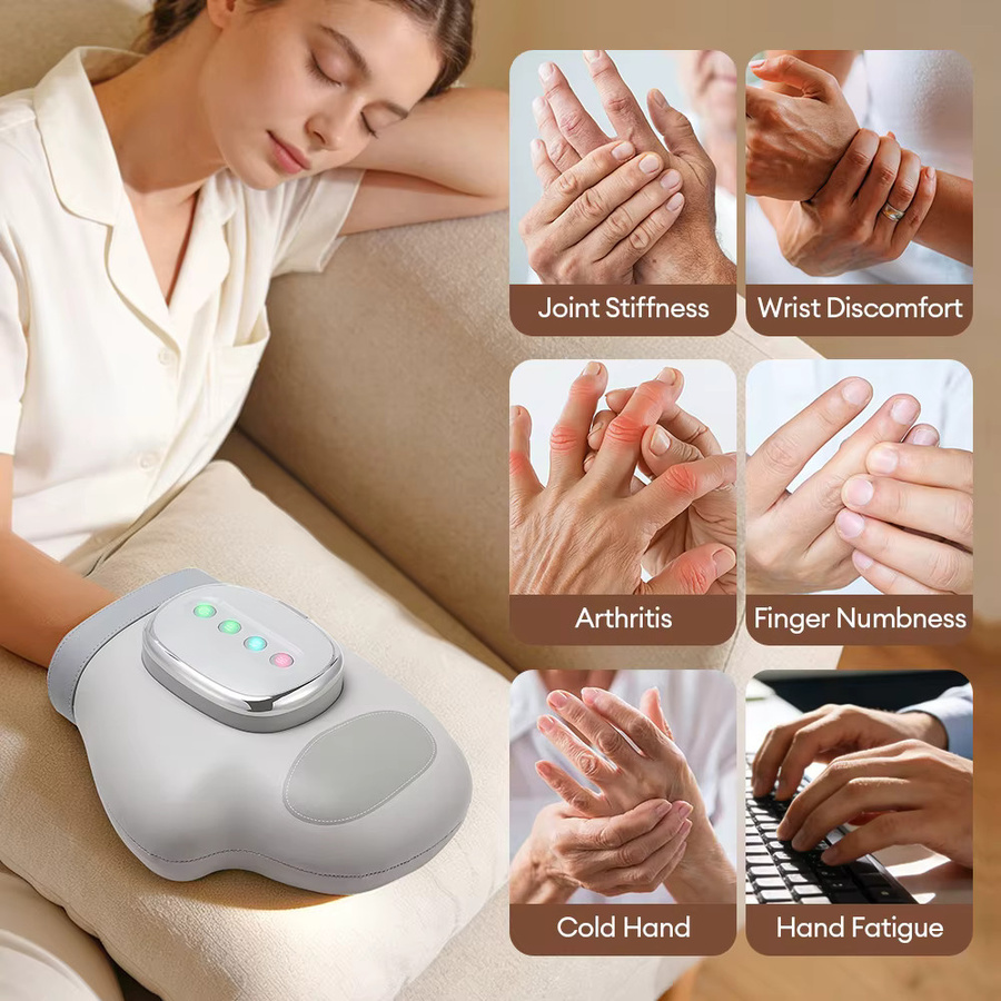 foreverlily Handmassagegerät mit Luftkissen-Kompression, Unisex - Bild 3