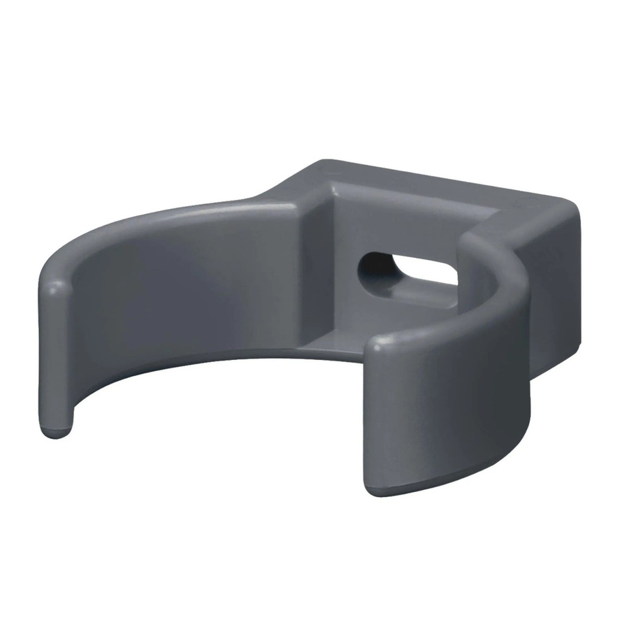 Inefa Rohrschellen Clip DN 75 aus PVC in Anthrazit zur Wandmontage von Fallrohren - Bild 2