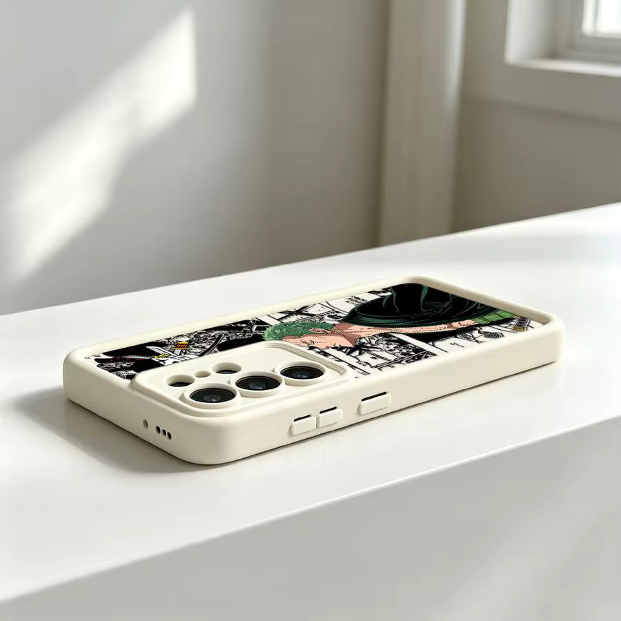 Handyhülle mit One Piece Anime Zoro Design für Samsung Galaxy S26 S25 S24 S23 S22 S21 S20 Note 20 Ultra S20 FE in Multicolour - Bild 2