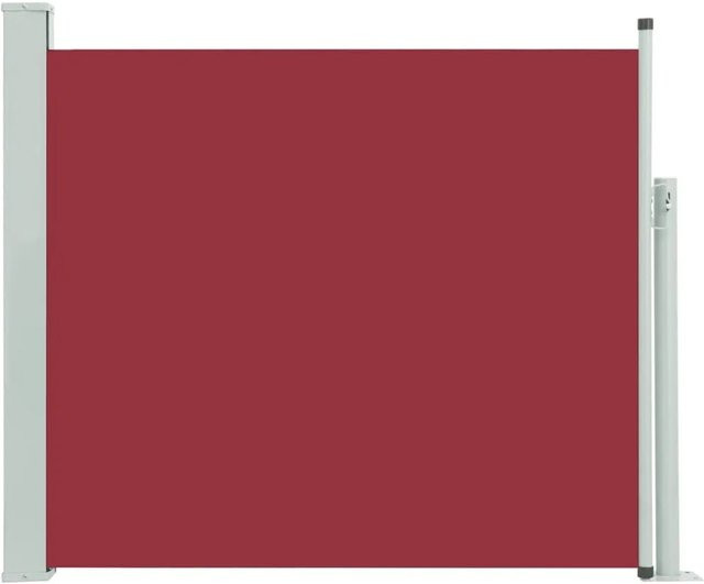 furnicato Ausziehbare Seitenmarkise aus Polyester in Rot, B: 300 cm, H: 100 cm - Bild 1