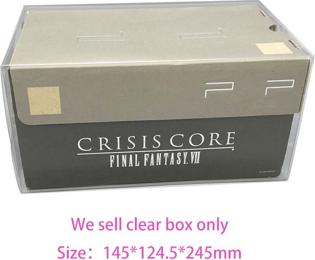 Transparente PET-Schutzhülle von xunbeifang für PSP 2000 Final Fantasy 7 Crisis Core Limited Edition Spielaufbewahrungs-Displaybox - Bild 1