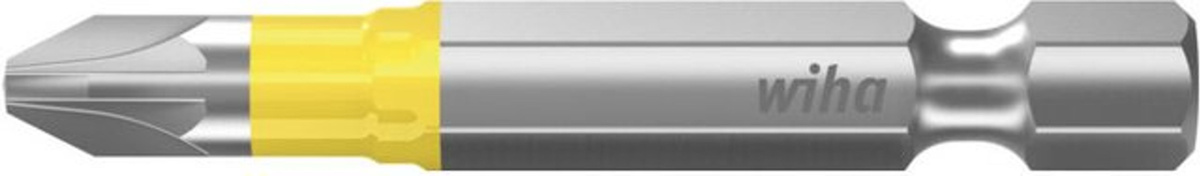 Wiha Bit Set Y-Bit Pozidriv PZ3 5-tlg. 1/4 Zoll in Box Gelb Silber - Bild 2
