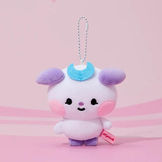 ATEEZ Schlüsselanhänger Mini Plüsch, Jjongyo, white, Unisex - Bild 1