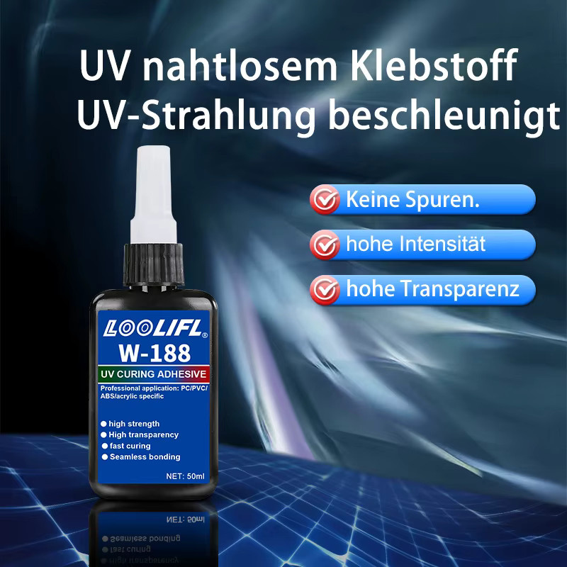 UV-Harz-Kit mit UV-Stiftlampe zur schnellen Reparatur von Kunststoff, Glas und Metall, transparent - Bild 2