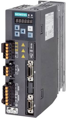 Siemens SINAMICS V90 Frequenzumrichter 6SL3210-5FB10-4UF1, IP20, Grau - Bild 1