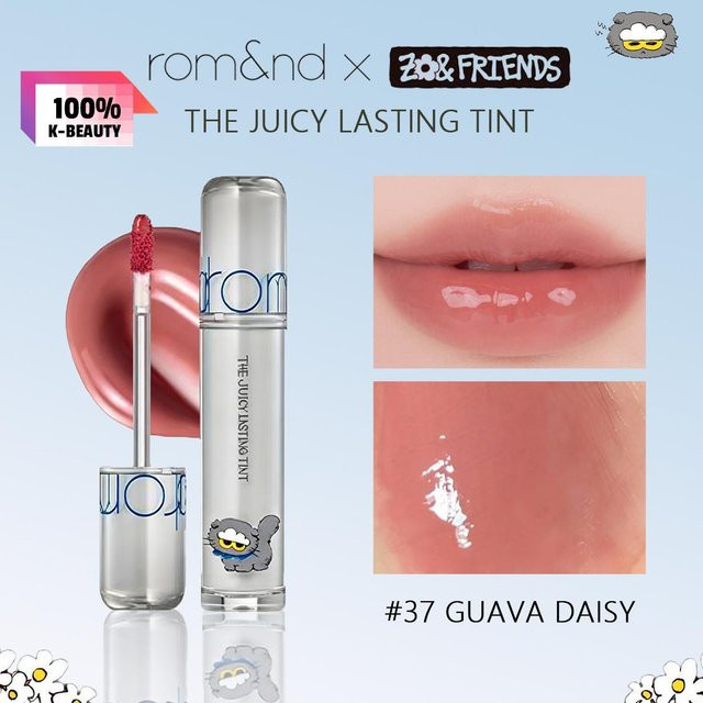 rom&nd X ZO&FRIENDS The Juicy Lasting Tint, beige, glänzend - Bild 1