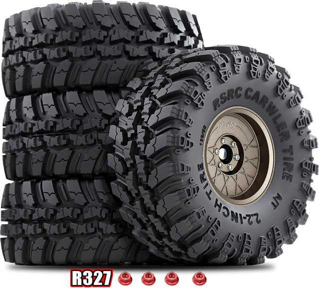RS RC Crawler 2.2 Beadlock-Räder, Reifen, Felgen, 12 mm - Bild 1