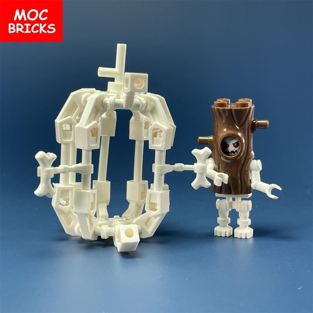 Yiran toy MOC Bausteine Totenkopfkäfig, Leuchtendes Geisterpferd Skelett, Actionfigur, ab 6 Jahren - Bild 1