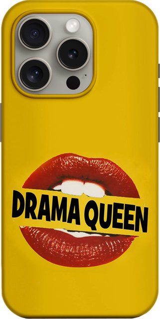 Perfect Case Hülle für Apple iPhone 15 Pro LOVE-Splash Drama Queen Mehrfarbig - Bild 1