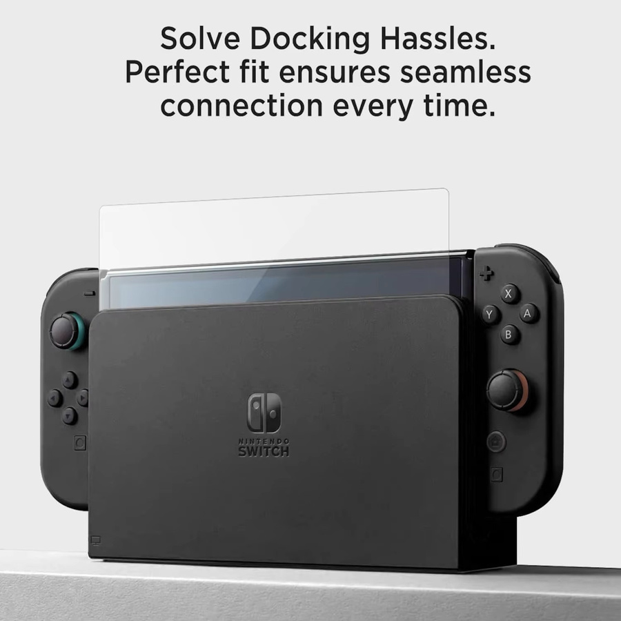 iPYZH 3er-Pack OneTouch Displayschutzfolie aus gehärtetem Glas für Switch 2 7,9 Zoll, Ultra-Klar, Transparent - Bild 3