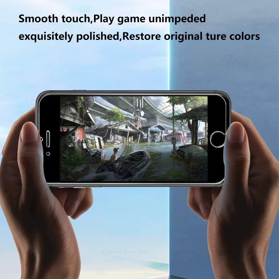 ZMZE 3er-Pack HD-Displayschutzfolie aus gehärtetem Glas in Transparent für iPhone 14 13 12 11 Pro Max 8 7 Plus XR XS Max - Bild 2