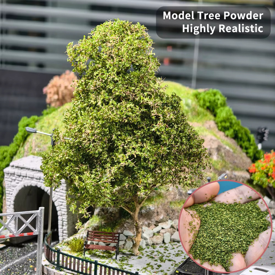 TERAYSUN Miniatur-Modellbaum, Schaumstoff, 1:87 (Spur H0) - Bild 2