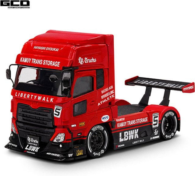 GCD LBWK x UD Truck Traktor, Legierungsmodell-Auto, 1:64, Metall - Bild 1