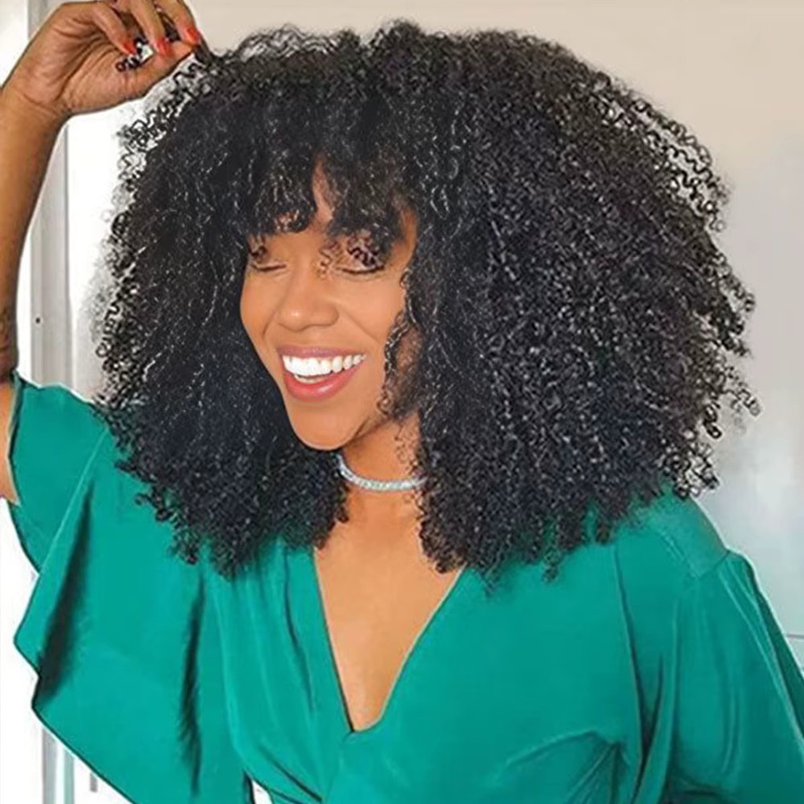 Dula A Hair Remy Haar Verlängerung, Afro Lockig, Damen - Bild 2