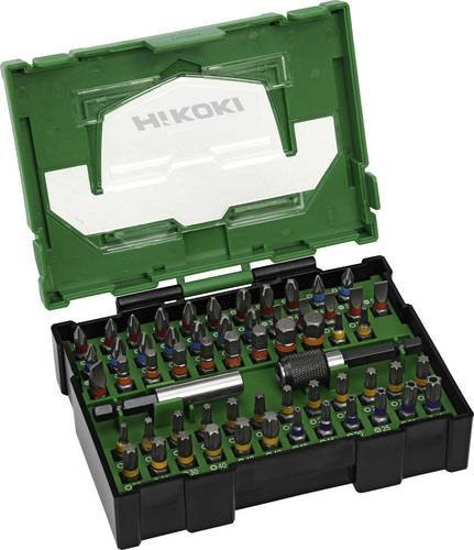 HiKOKI Bit-Set mit Bithalter bestehend aus T-Profil, Schlitz, Phillips, Pozidriv und Sechskant - Bild 1