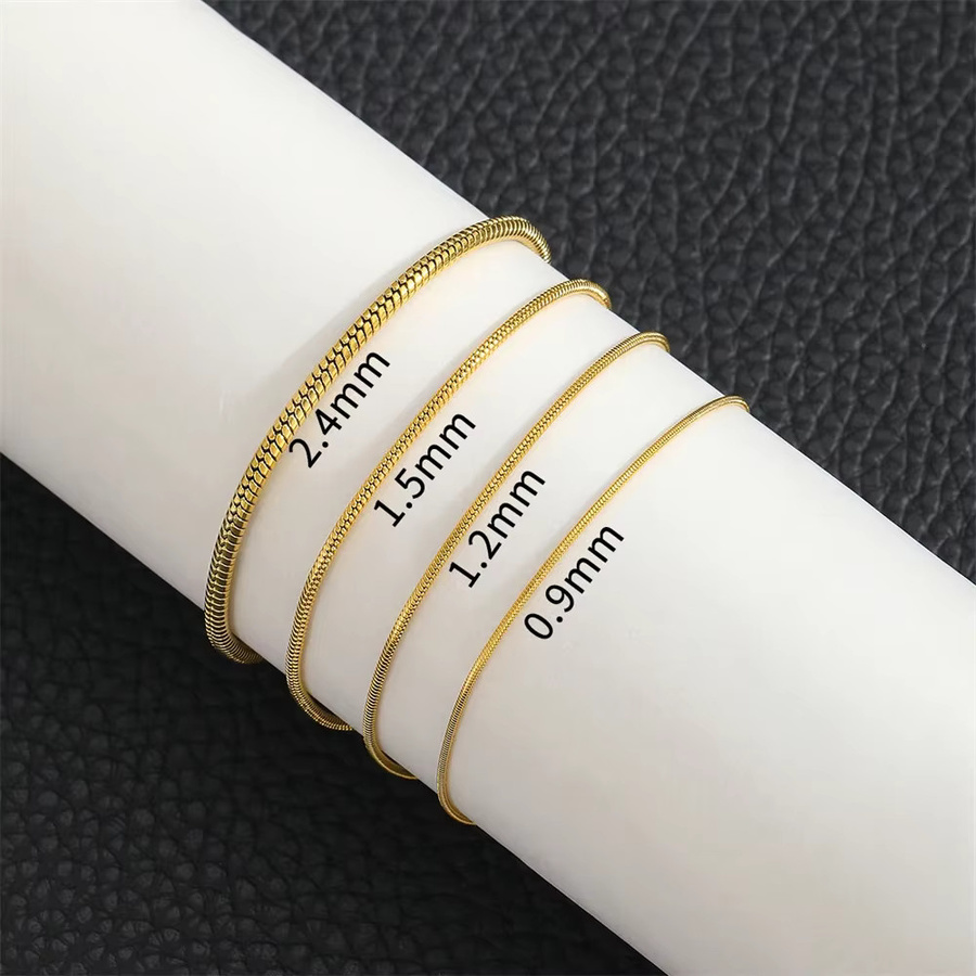 HIYEE Armband Edelstahl, Gold, Damen, 17 cm - Bild 2