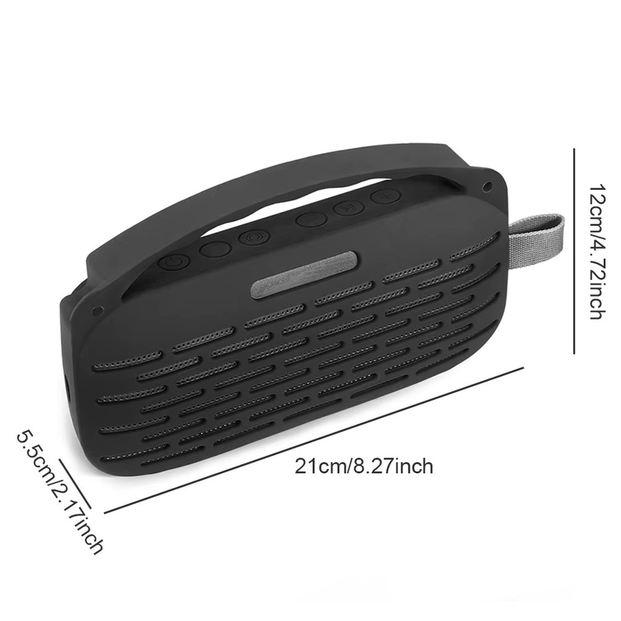Bose SoundLink Flex Lautsprecher 2. Generation Schutzhülle aus Silikon und EVA in Schwarz mit Griff - Bild 5