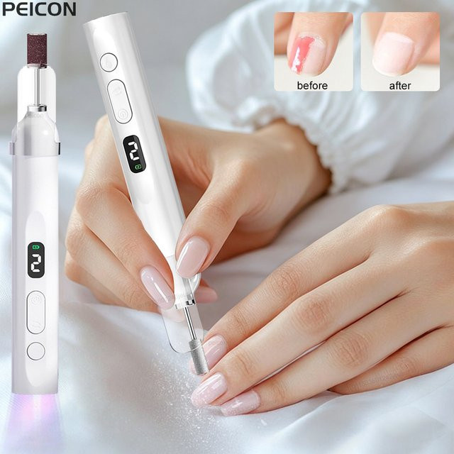 PEICON Nagelbohrmaschine, elektrischer Nagelpolierer, UV-Nagellampe - Bild 1
