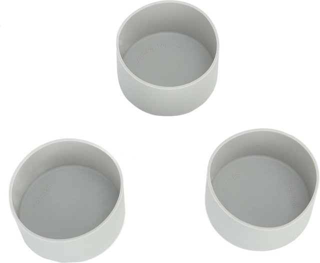 Fishine Silikonbecher-Boden Set aus 3 Stück, hochtemperaturbeständig und rutschfest, Farbe: Grau - Bild 1