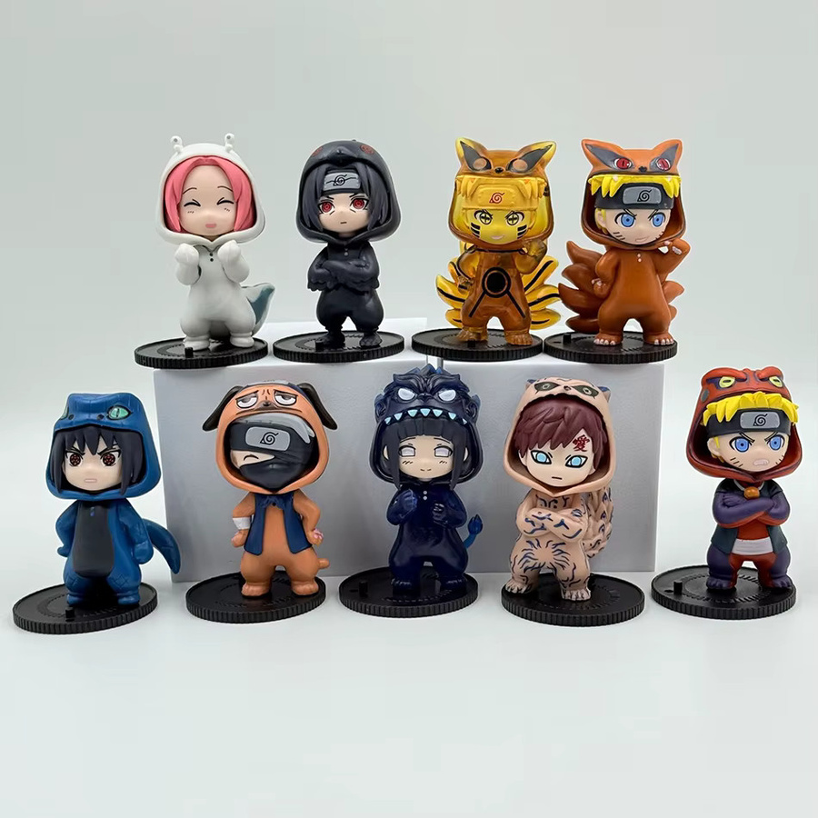 Hot Wheels Naruto, Figure Pendant, 9-teiliges Set - Bild 3