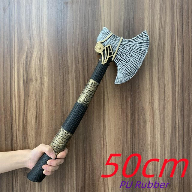 LeiNingYuan Primitive Mann Tier Axt, Cosplay Prop, Fantasy, Kunststoff, Schwarz - Bild 1