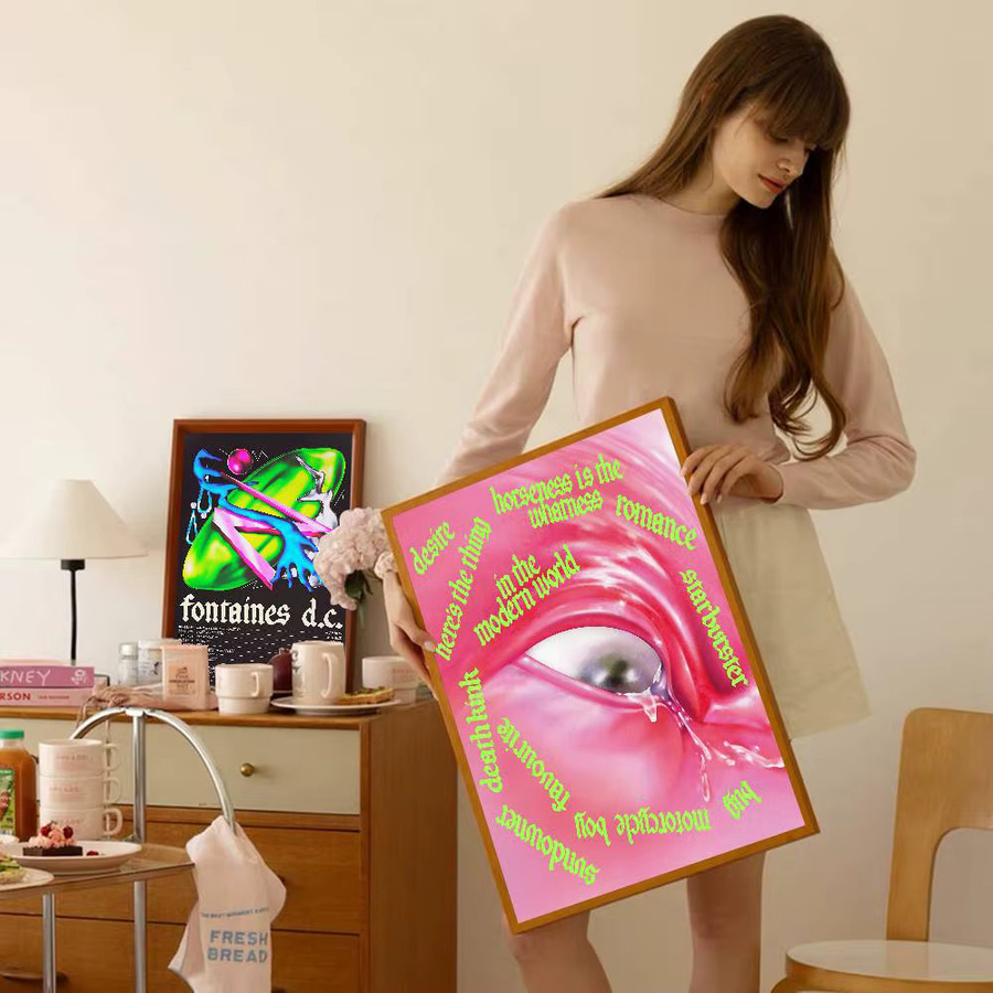Potdemiel DC Romance Anime Wandaufkleber Multicolor für Wohnzimmer und Bar - Bild 3