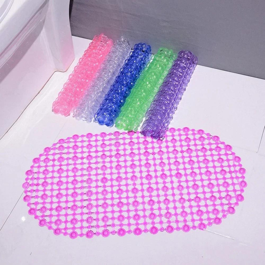 Happy6 Anti-Rutsch-Badematte aus PVC mit Saugnäpfen als weiche Duschmatte und Massagematte für dein Badezimmer - Bild 2