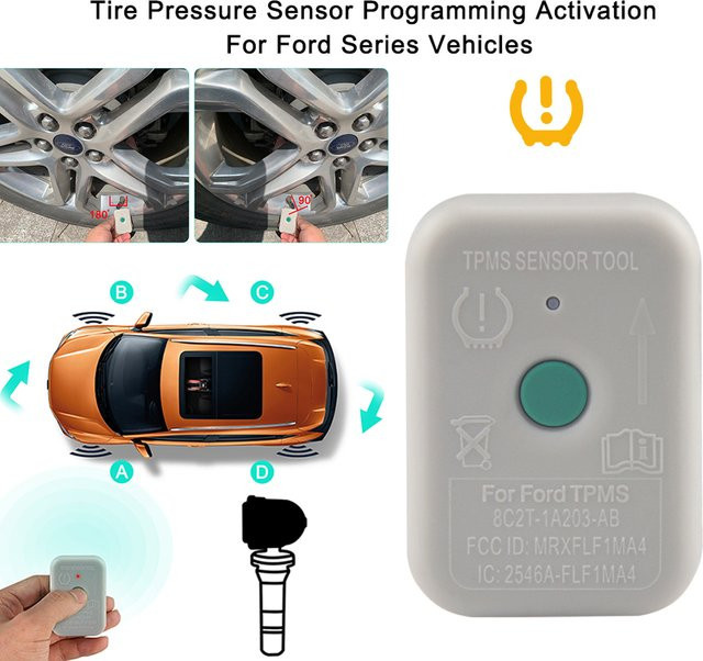 ELMCONFIG TPMS Reifendruck-Montagesystem zur Sensor-Programmierung und zum Reset für Ford 8C2Z-1A203-AB - Bild 1