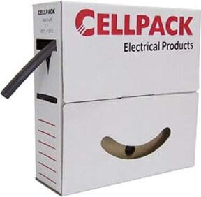 Cellpack Schrumpfschlauch in Abrollbox, Blau, 4 m, SB/25.4-12.7 - Bild 1