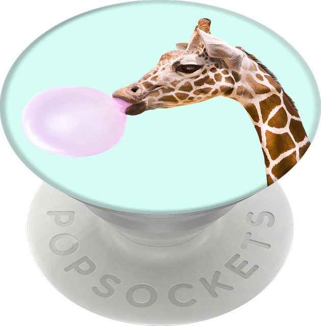 PopSockets PopGrip Handyhalterung Bubblegum Giraffe in Multicolour - Bild 1